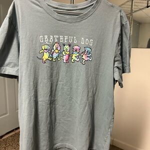 Life Is Good Grateful Dog Blue T-Shirt